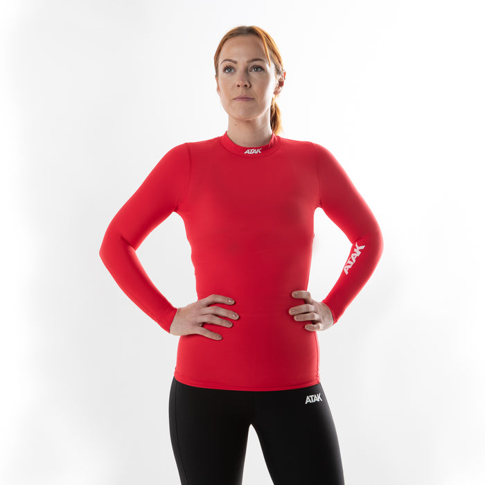 Women's ATAK Sports Long Sleeve Thermal Compression Crew