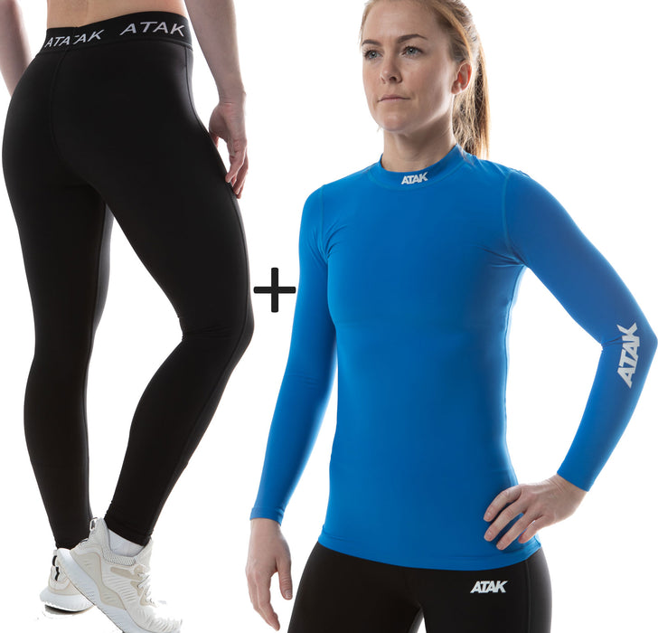 Women's ATAK Sports Compression Thermal Base Layer COMBO