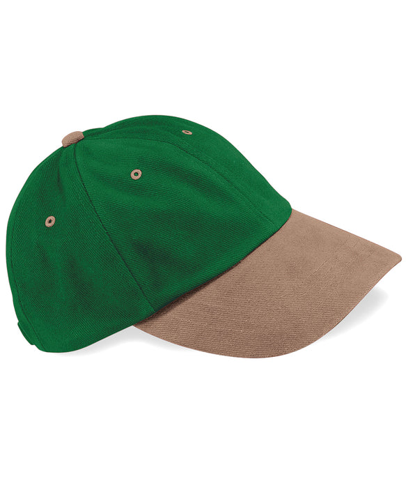 Beechfield Low Profile Dual Tone Heavy Brushed Cotton Cap (BC057)