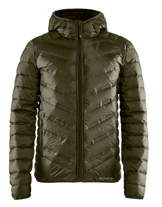 Men's CRAFT Light Feather Down Hooded Jacket {CR-1908006}