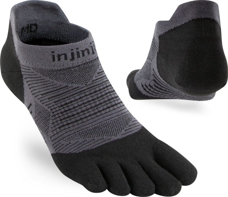 Injinji Men's Lightweight No-Show Toe Socks (INJ-NS)