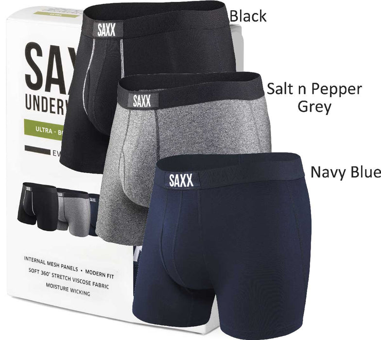 Men's SAXX Ultra Classic Boxers 3-Pair Pack {SAXX-PP3U}