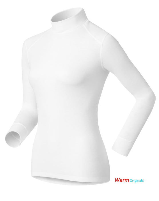 ODLO Women's Warm Eco Long Sleeve Turtle Neck Base Layer Top {O-152011}