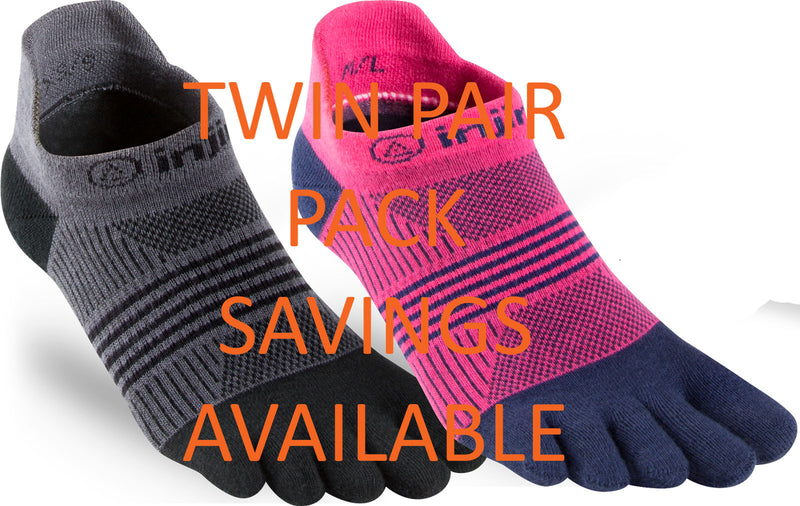 Injinji Women's Lightweight No-Show Toe Socks (INJ-WNS)