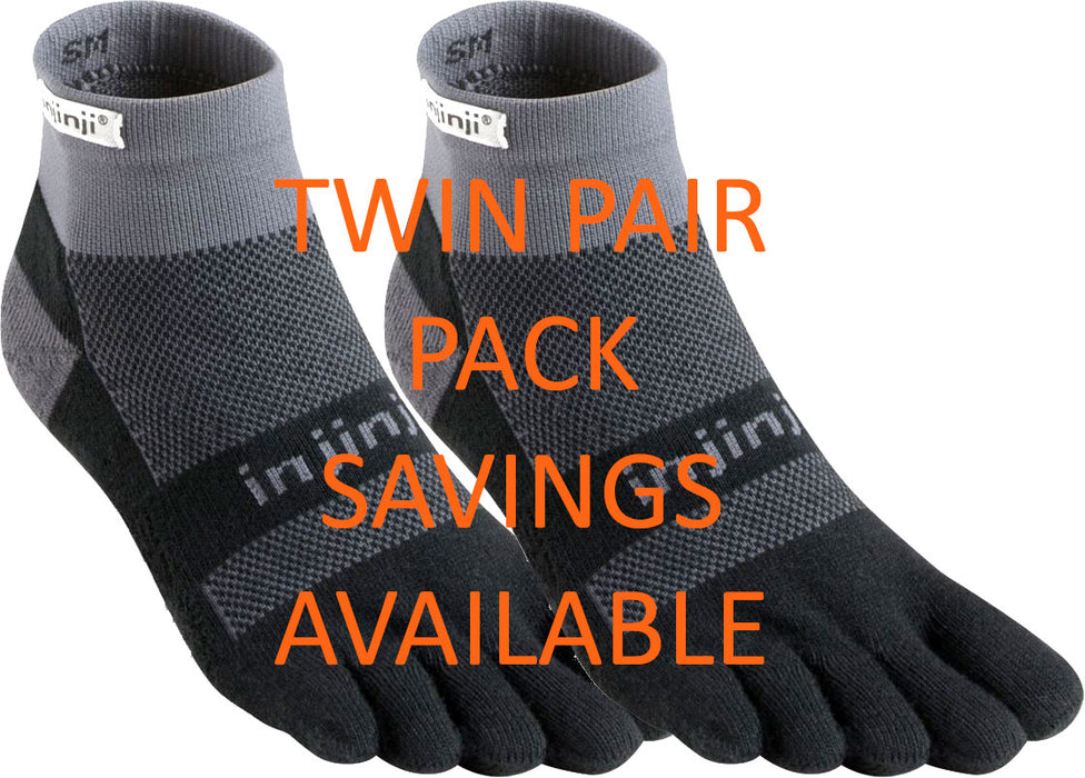 Injinji Mid-Weight Performance Run Mini-Crew Toe Socks (INJ-PER-MC)