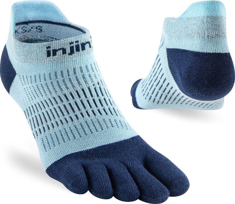 Injinji Women's Lightweight No-Show Toe Socks (INJ-WNS)