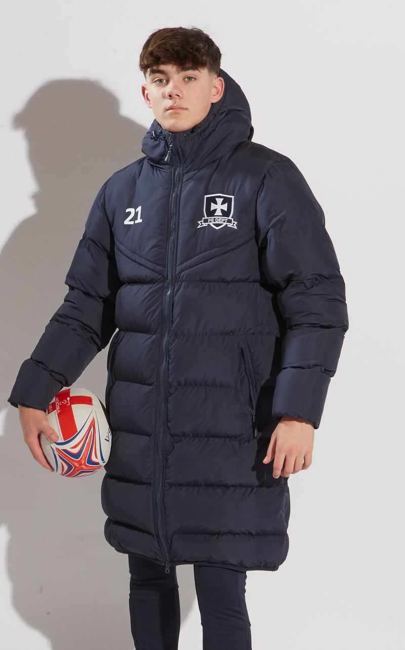 Xero Degrees Adult Chevron 3/4 Long-Line Puffer Jacket (XO-CH987)