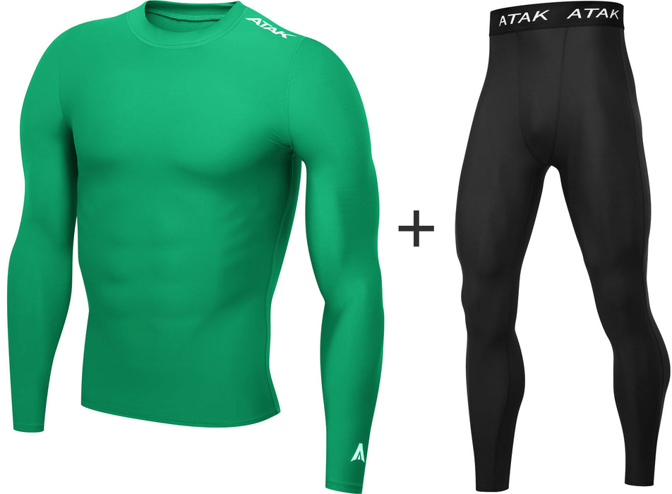 Men's ATAK Sports Compression Thermal Base Layer COMBO