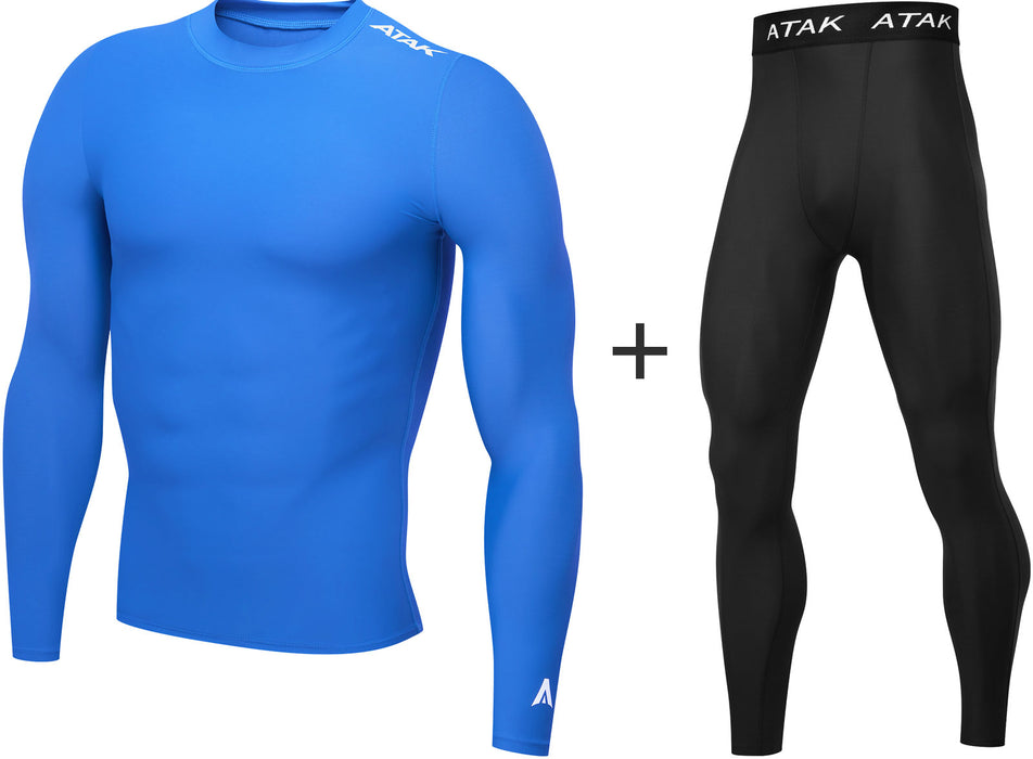 Men's ATAK Sports Compression Thermal Base Layer COMBO