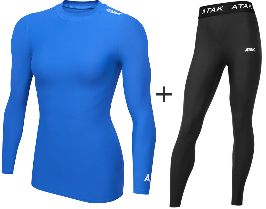 Women's ATAK Sports Compression Thermal Base Layer COMBO