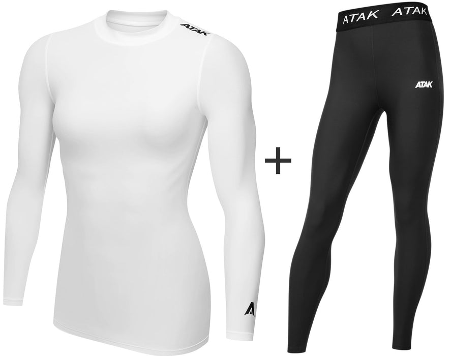 Women's ATAK Sports Compression Thermal Base Layer COMBO