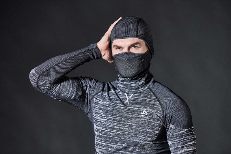ODLO Men's Blackcomb Eco Warm Long Sleeve Hooded Base Layer