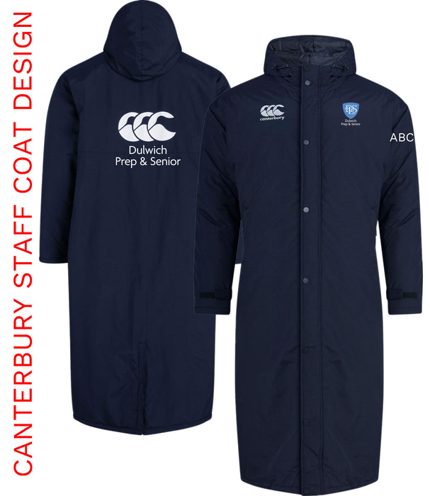 DULWICH PREP & SENIOR STAFF CANTERBURY SIDELINE BENCH COAT {DPSS-QA005753}