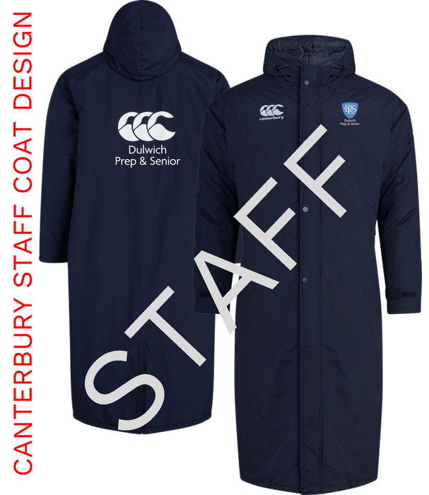 DULWICH PREP & SENIOR STAFF CANTERBURY SIDELINE BENCH COAT {DPSS-QA005753}