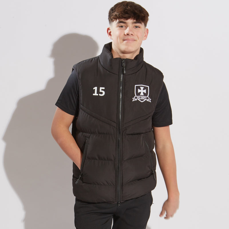 Xero Degrees Kids' Chevron Puffer Gilet {XO-CH993Y}