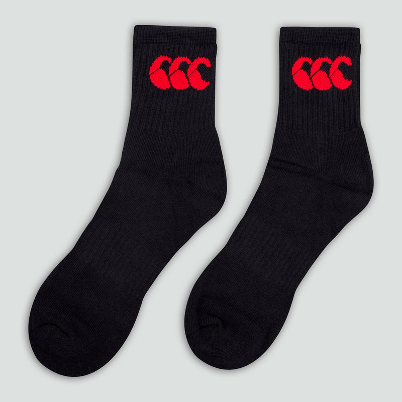 Canterbury Adult Unisex Crew Sock Pack of 3