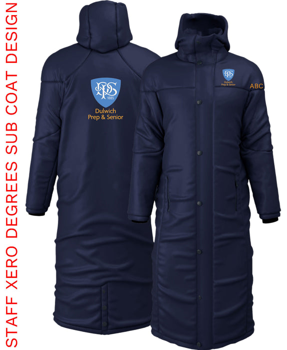 DULWICH PREP & SENIOR STAFF XERO DEGREES SIDE LINE BENCH COAT {DPSS-XOCH827A}