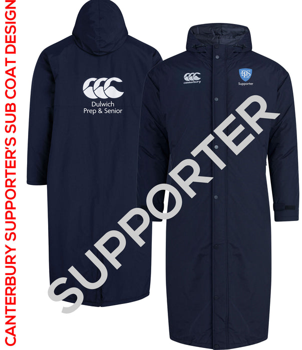 DULWICH PREP & SENIOR SUPPORTER CANTERBURY SIDELINE BENCH COAT {DPSP-QA005753}