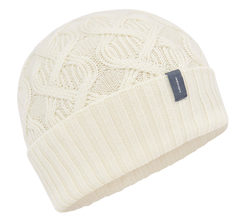 Icebreaker Women's All Day Toque Cable Knit Cuff Merino Wool Beanie {IC-0A573J01}