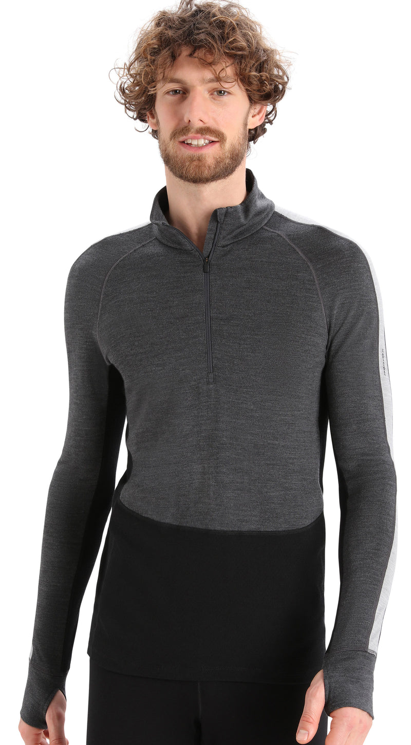 Icebreaker Men's 260 ZoneKnit Half Zip Base Layer {IC-0A56HF}