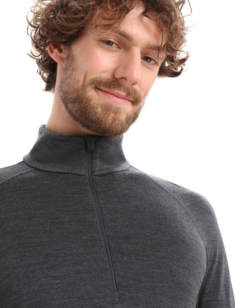 Icebreaker Men's 260 ZoneKnit Half Zip Base Layer {IC-0A56HF}