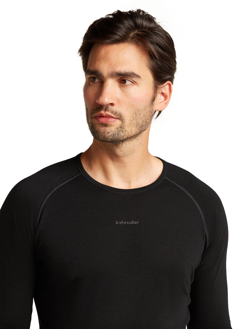 Men's Icebreaker 200 ZoneKnit Long Sleeve Crew Base Layer {IC-0A579O}