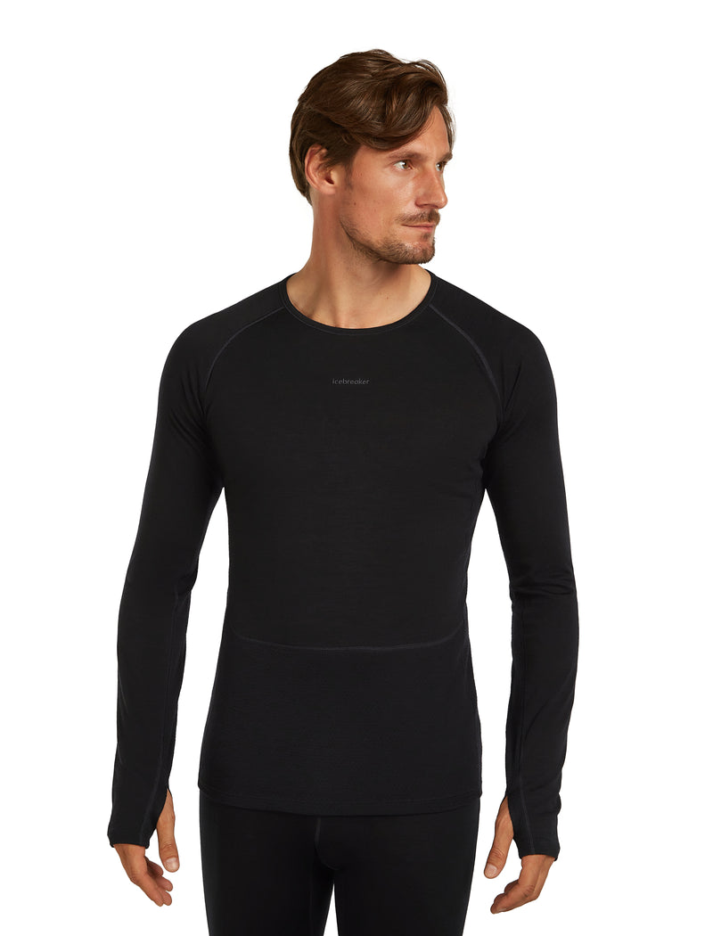 Men's Icebreaker 200 ZoneKnit Long Sleeve Crew Base Layer {IC-0A579O}