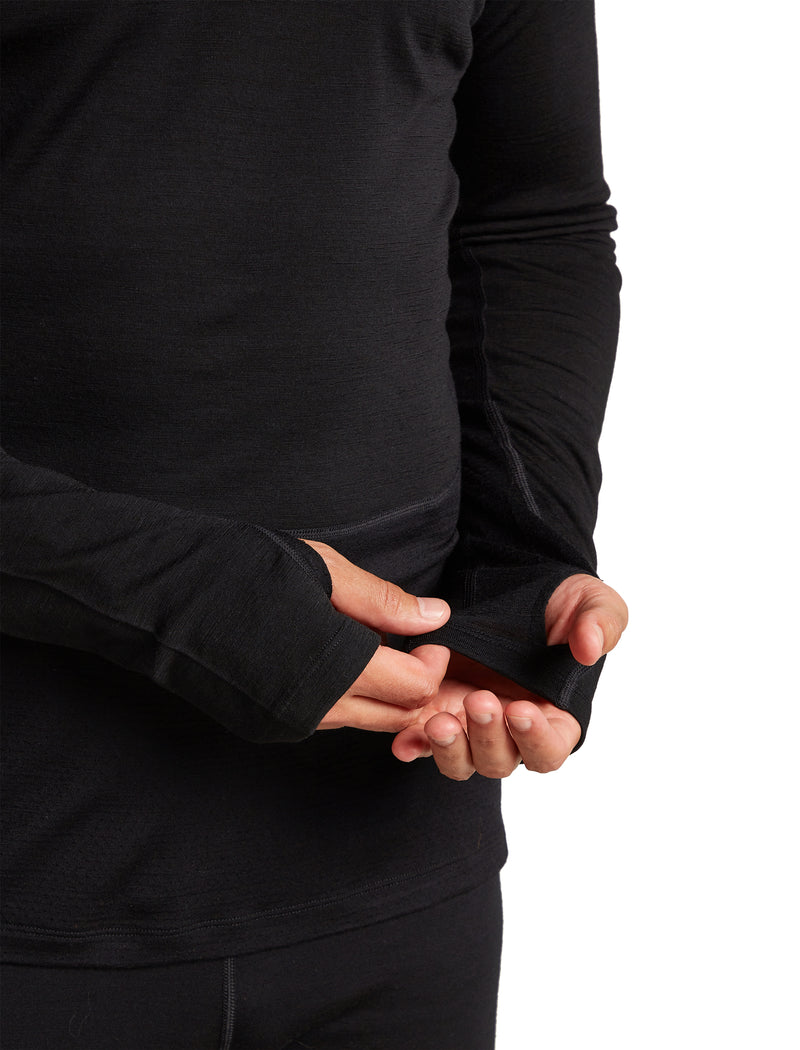 Men's Icebreaker 200 ZoneKnit Long Sleeve Crew Base Layer {IC-0A579O}