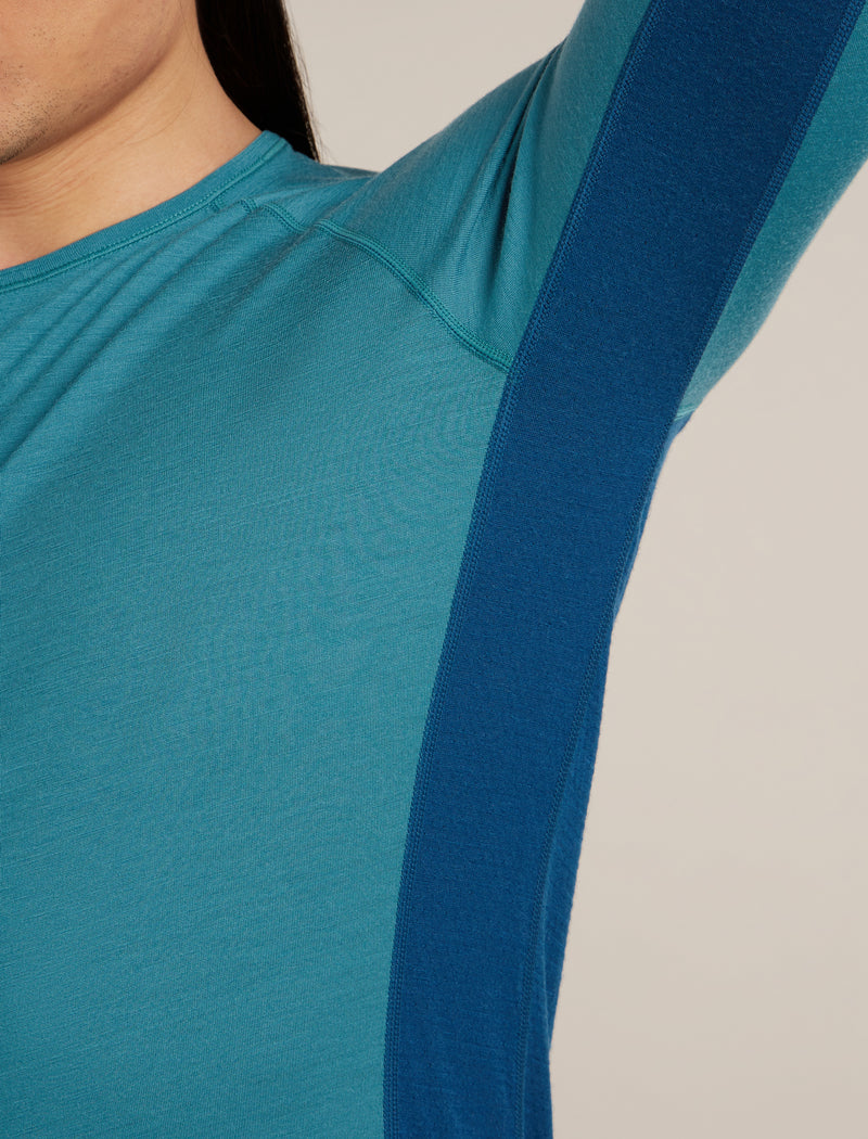 Men's Icebreaker 200 ZoneKnit Long Sleeve Crew Base Layer {IC-0A579O}