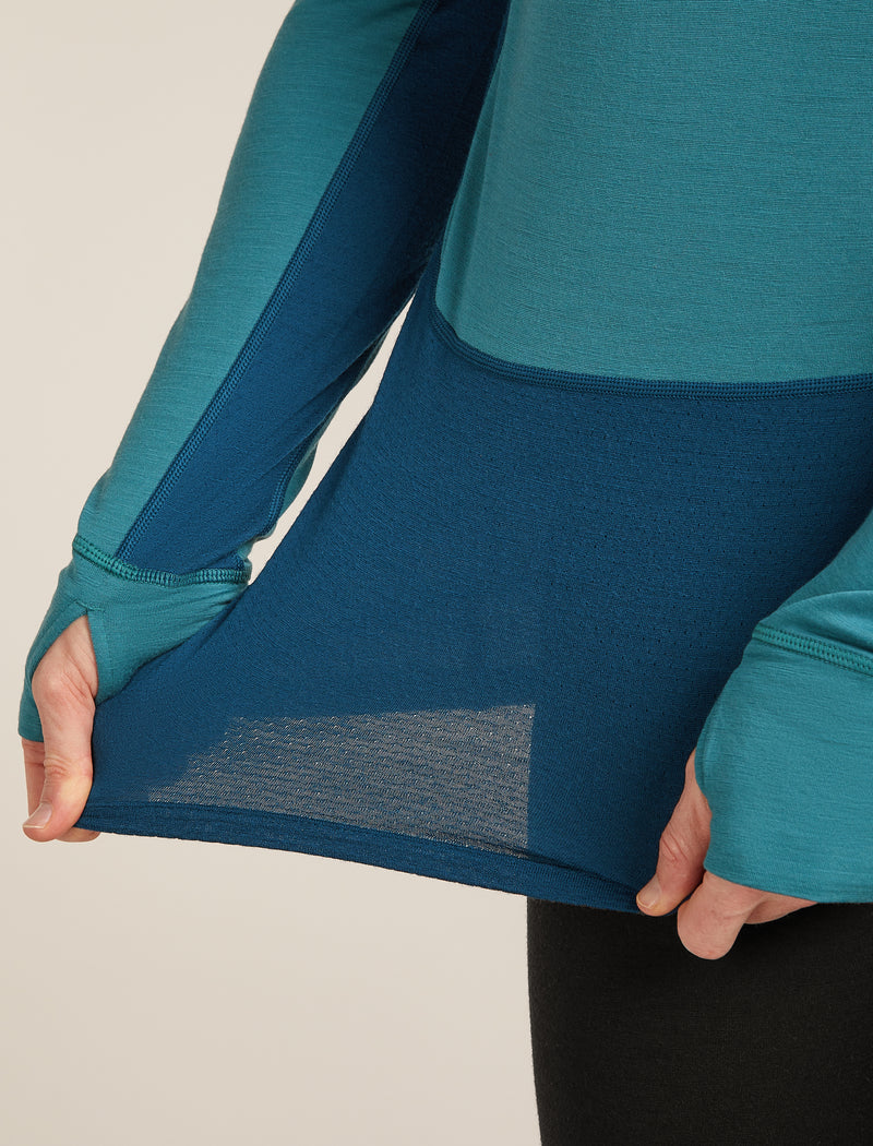 Men's Icebreaker 200 ZoneKnit Long Sleeve Half Zip {IC-0A57CH}