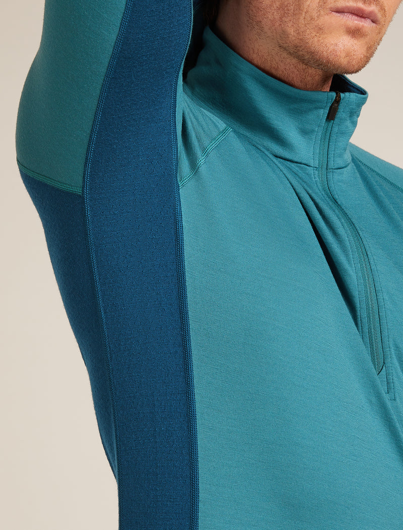 Men's Icebreaker 200 ZoneKnit Long Sleeve Half Zip {IC-0A57CH}