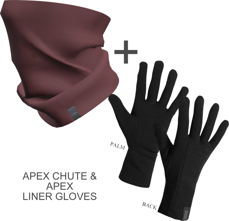 Icebreaker Merino Apex Chute Gloves Bundle