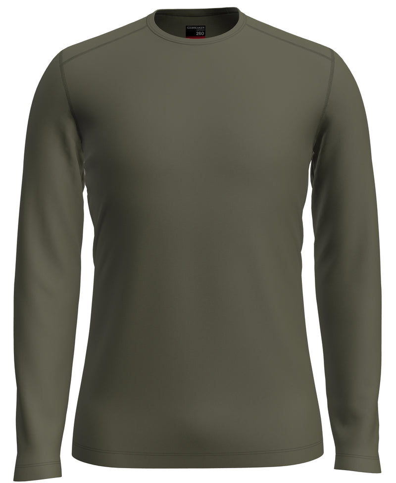 Men's Icebreaker Merino 260 Tech Long Sleeve Crew Base Layer {IC-104371}