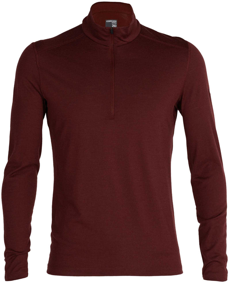 Men's Icebreaker Merino 260 Tech Long Sleeve Half Zip Base Layer {IC-043720}