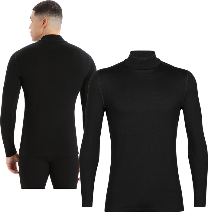 Men's Icebreaker Merino 260 Tech Turtle Neck Long Sleeve Base Layer {IC-IB0A56IE}