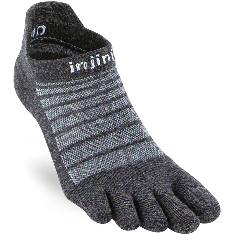 Injinji Men's Lightweight No-Show Merino Toe Socks {INJ-261610}