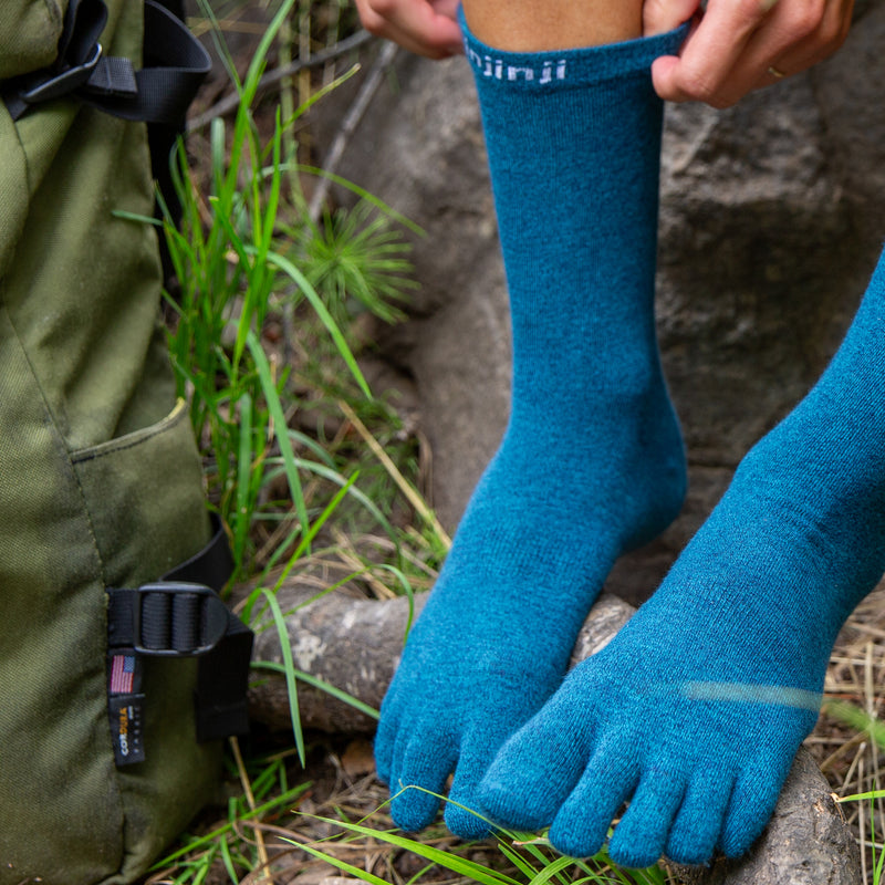 Injinji Ultra-Lightweight Crew Liner Toe Socks (INJ-LW-LIN)