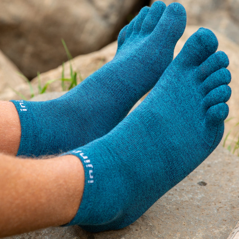 Injinji Ultra-Lightweight Mini-Crew Liner Toe Socks (INJ-LW-MC-LIN)