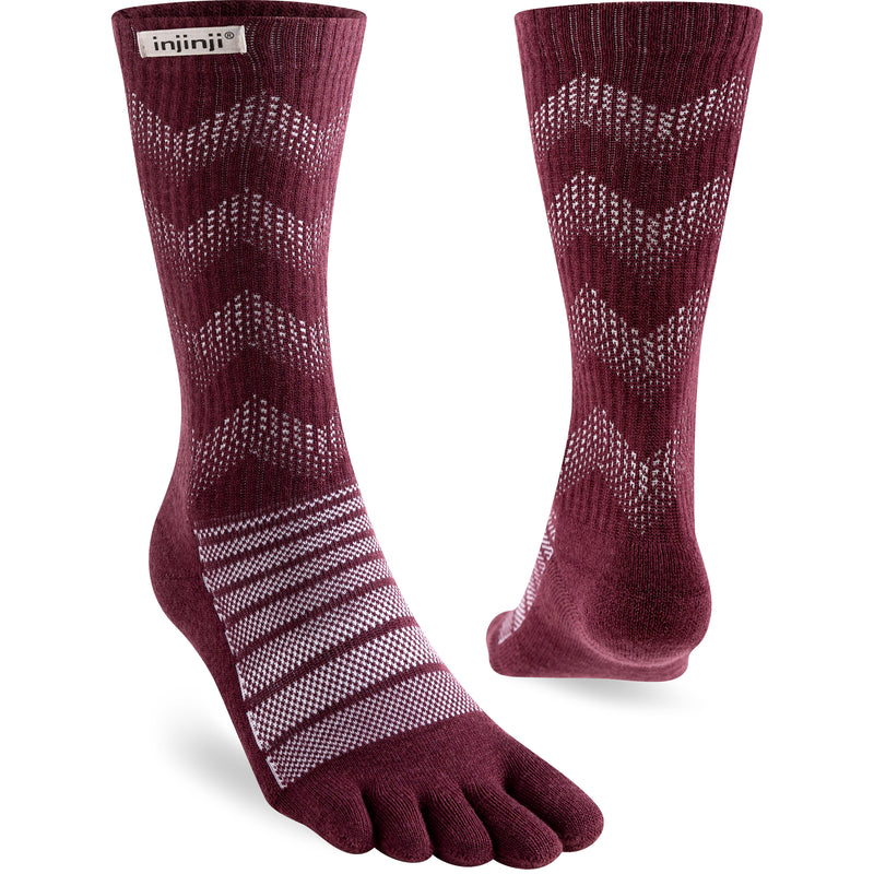 Injinji Mid-Weight Merino Wool Crew Toe Socks (INJ-ODC)
