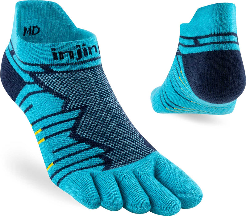 Injinji Men's Mid-Weight Ultra-Run No-Show Toe Socks (INJ-ULTRA-NS)