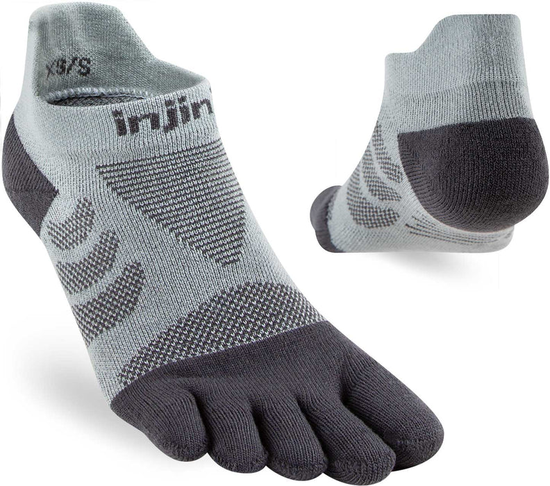 Injinji Women's Mid-Weight Ultra-Run No-Show Toe Socks (INJ-WULTRA-NS)