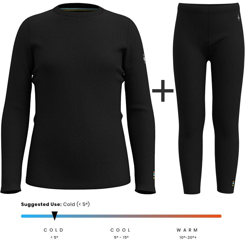 Kids' Smartwool Merino 250 Classic Top + Leggings COMBO {SW-011557/011561}