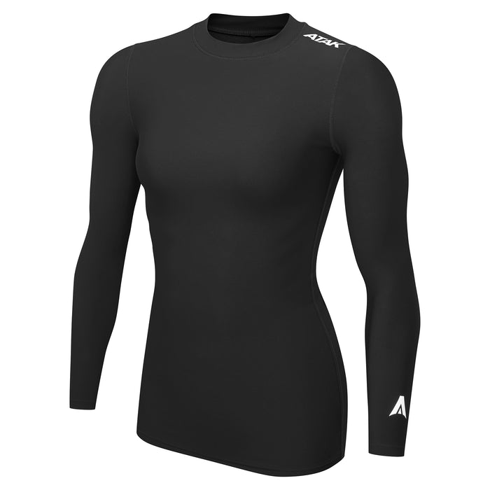 Women's ATAK Sports Long Sleeve Thermal Compression Crew Base Layer