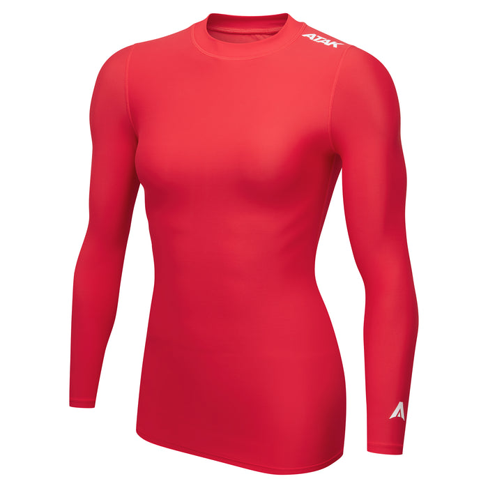 Women's ATAK Sports Long Sleeve Thermal Compression Crew Base Layer