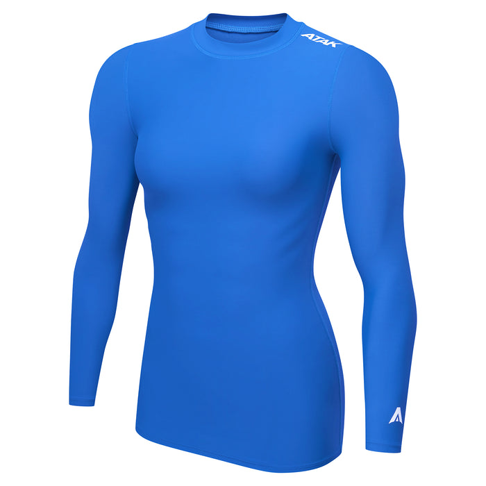 Women's ATAK Sports Long Sleeve Thermal Compression Crew Base Layer