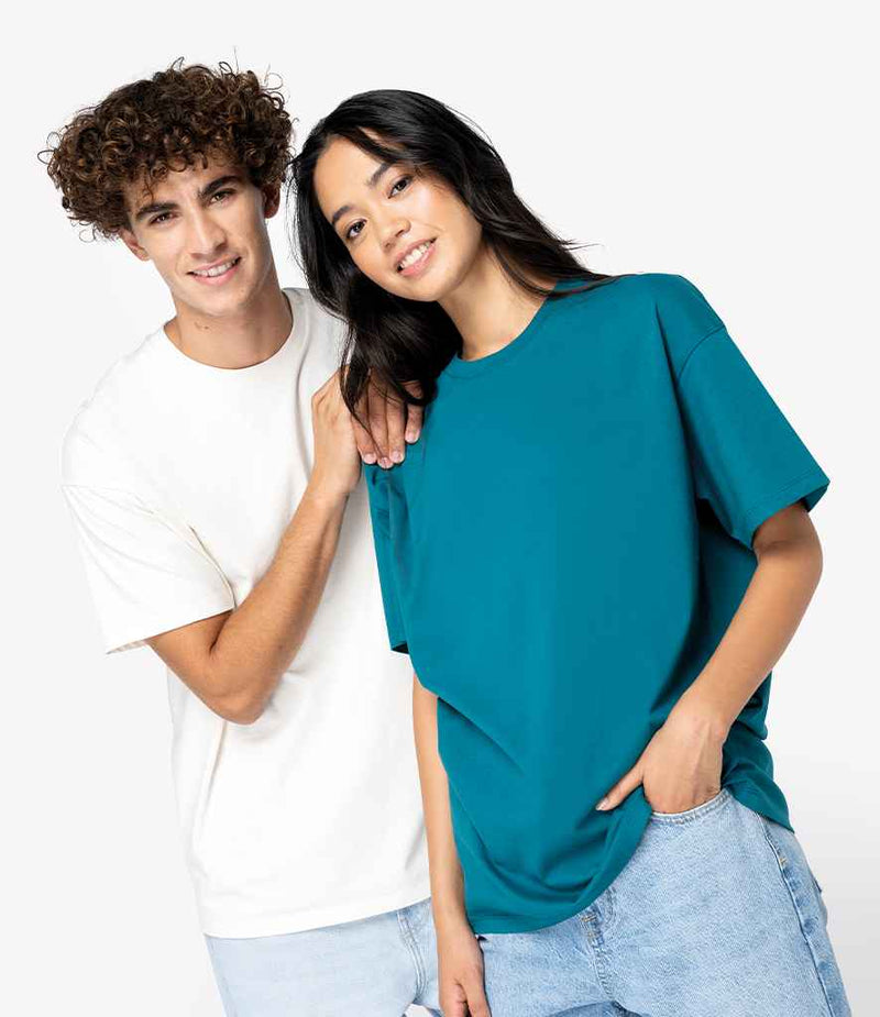 Men's Native Spirit 200gsm Oversized Drop Shoulder Organic Cotton T-Shirt {NS330}