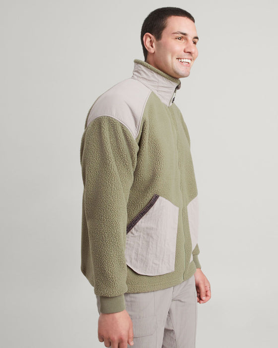 High-Pile Full-Zip Fleece Jacket
