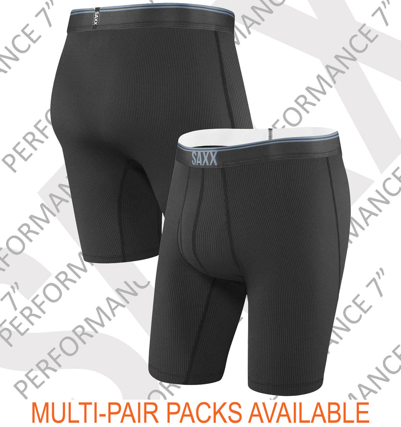 SAXX Men's 8" Quest Quick Dry Mesh Boxer Briefs {SAXX-LL65F}