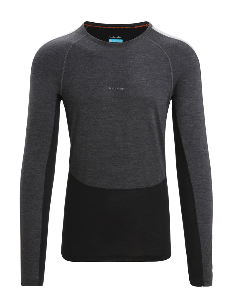 Icebreaker Men's 260 ZoneKnit Long Sleeve Crewe Base Layer {IC-0A56HH}