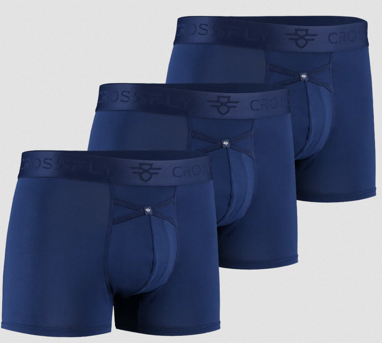 Crossfly Men's Ikon 3" Trunk Boxers TRIPLE PACK {CF-IKON3-TRIPLE}